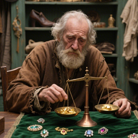 Audiobook cover: an old miser