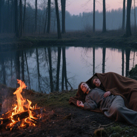 Audiobook cover: a pond